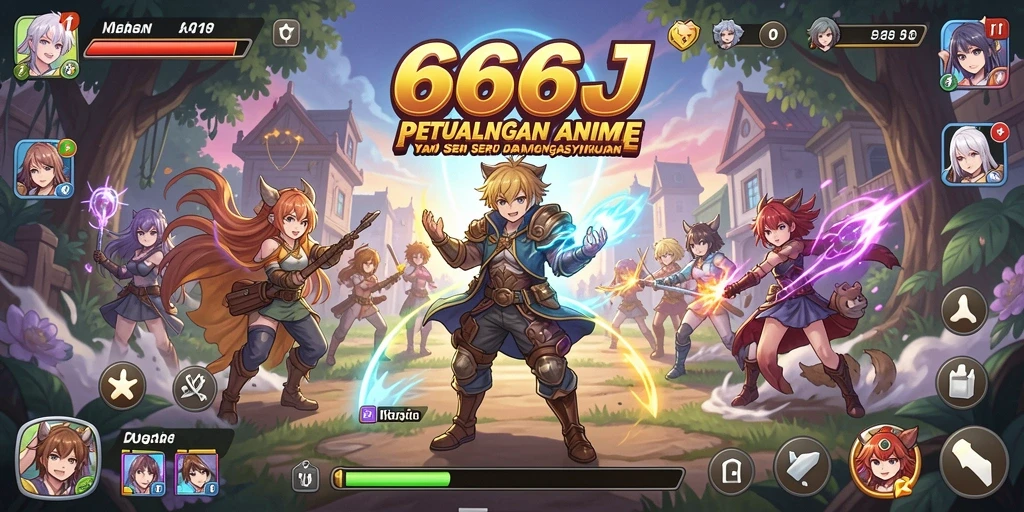 Gameplay 666J yang penuh aksi dan karakter Anime yang mengagumkan.
