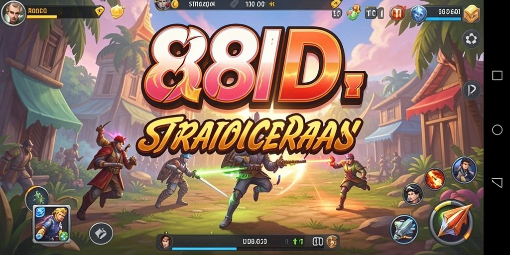 Tampilan gameplay <strong>88ID</strong> yang menampilkan pertempuran strategi yang mendebarkan.