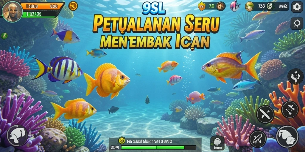 Tangkapan layar menampilkan gameplay seru Tembak Ikan di 9SL.