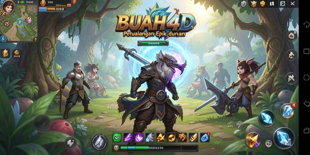 Tampilan menarik dari gameplay BUAH4D dengan petualangan seru dalam MMORPG.