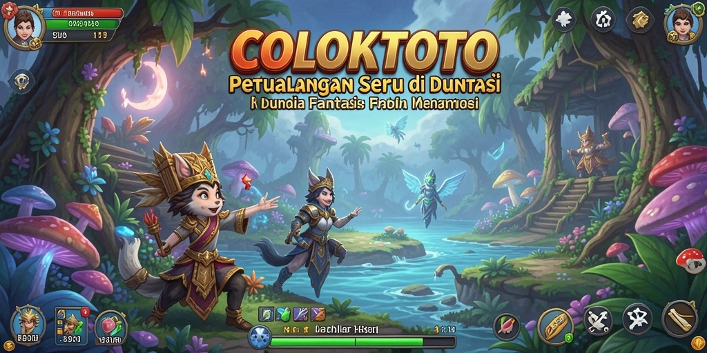 Tampilan gameplay seru dalam COLOKTOTO dengan aksi pertarungan yang mendebarkan.