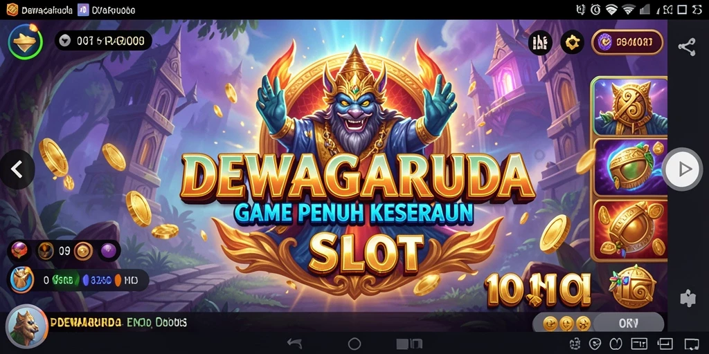 Tampilan gameplay DEWAGARUDA yang menawan dan seru.