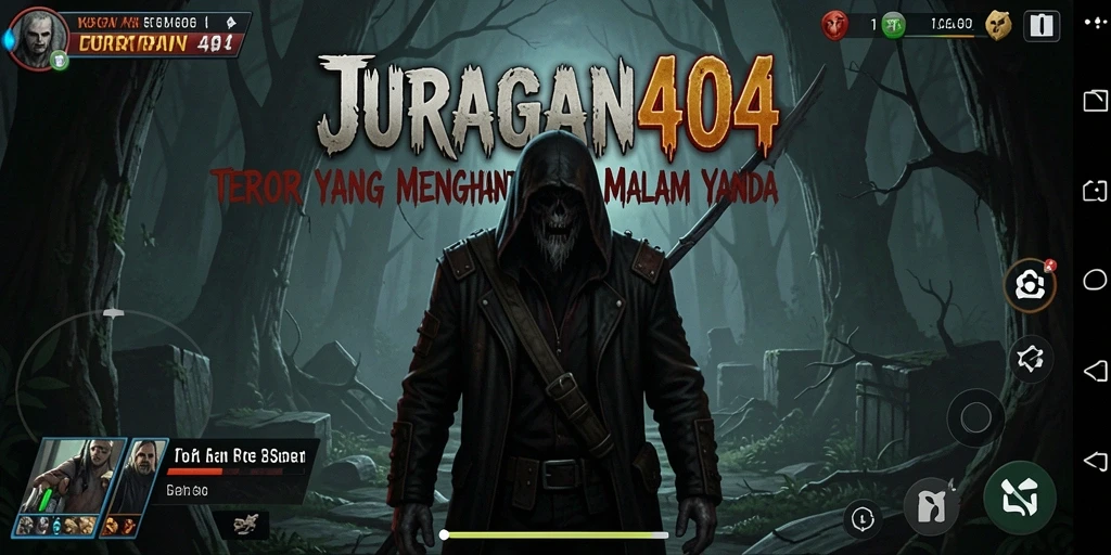 Screenshot menampilkan karakter dalam kegelapan yang mencekam.