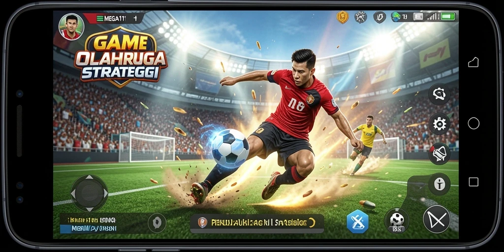 Tampilan aksi gameplay MEGA111 yang menakjubkan dalam pertandingan olahraga.