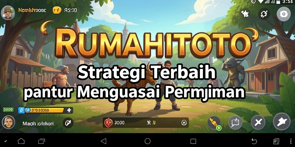Tampilan gameplay RUMAHTOTO yang seru dan strategis.