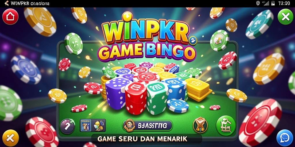 Tampilan gameplay seru Bingo di WINPKR.